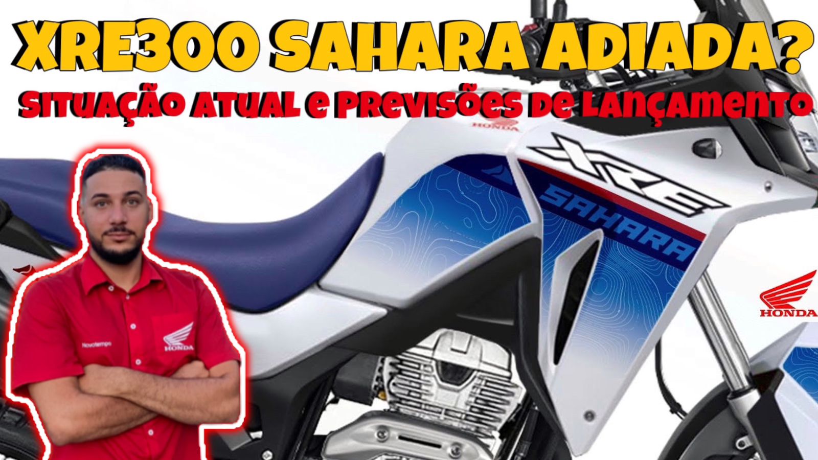 XRE SAHARA com @jcdasmotos